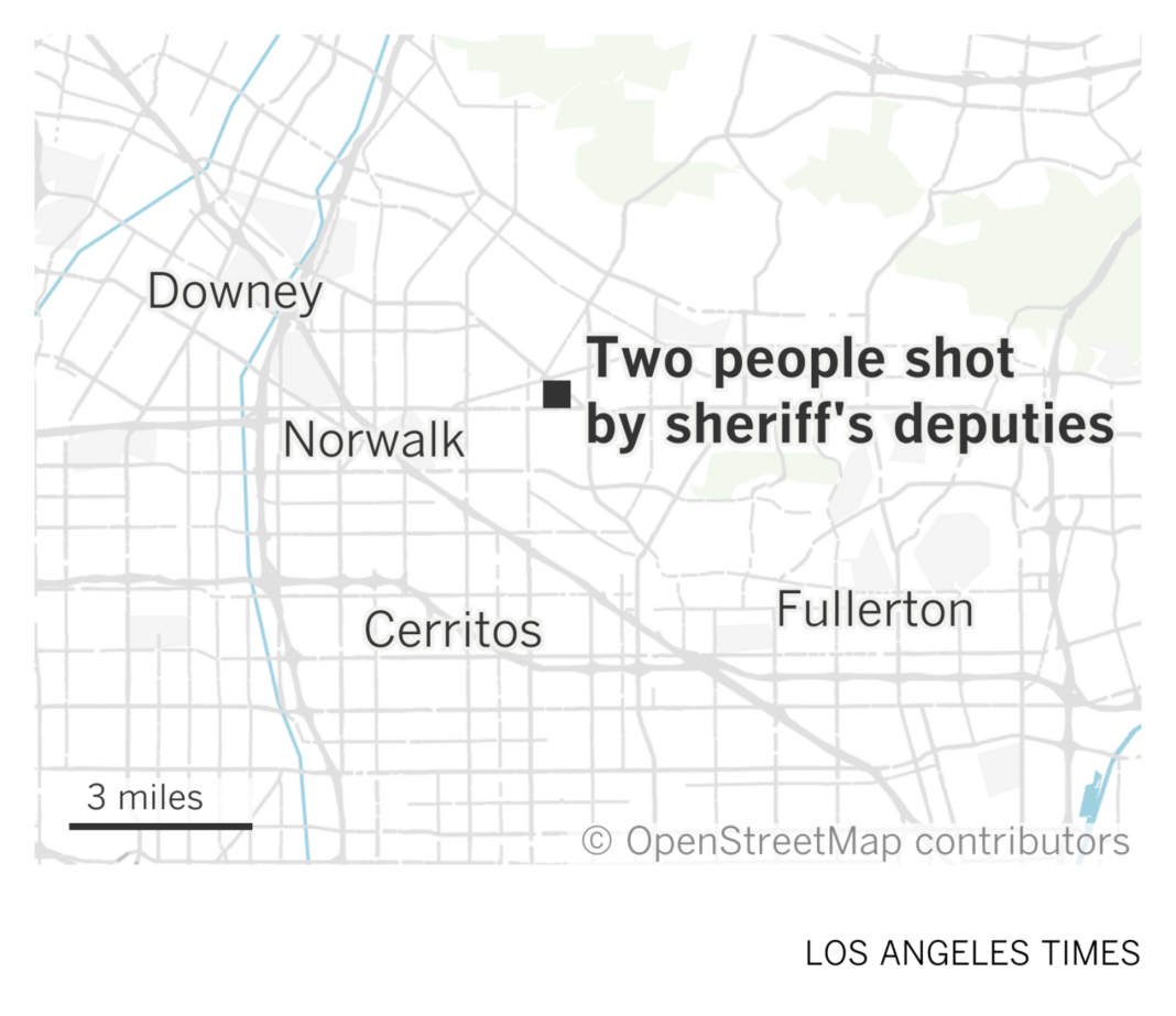 deputies-near-la-mirada-shot-two-people-in-car-that-reversed-toward-them,-authorities-say