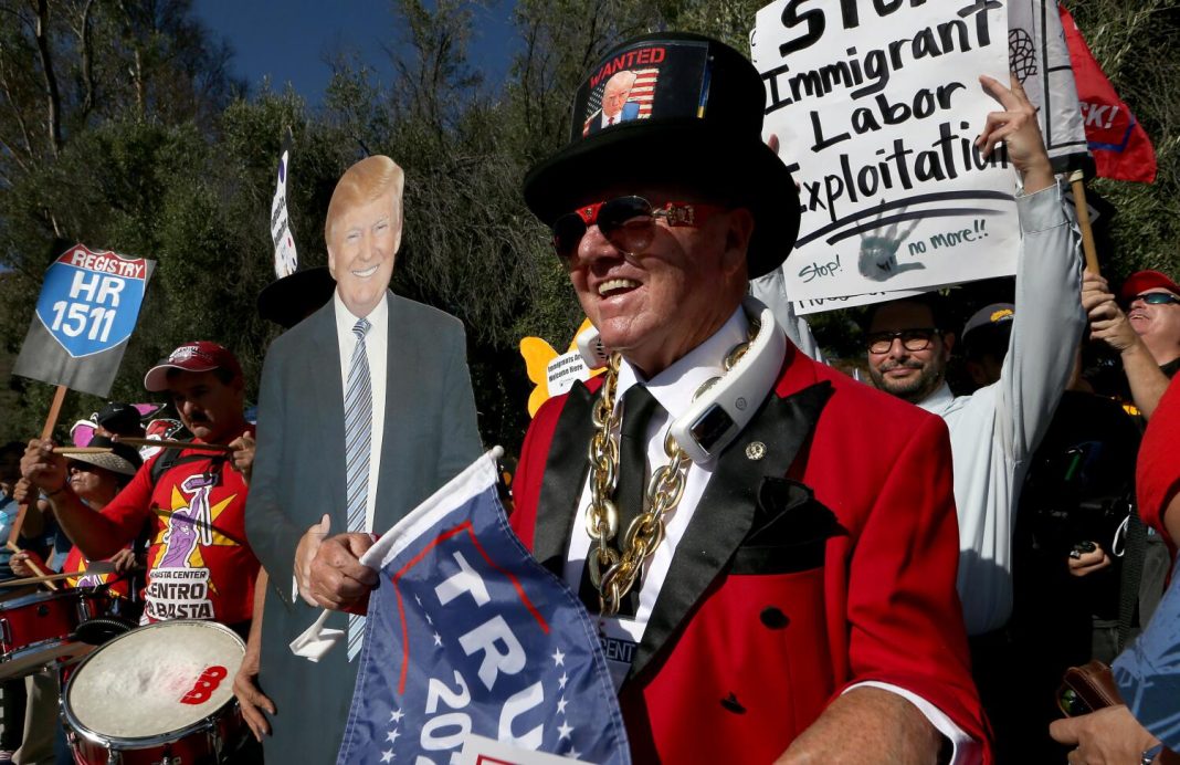 trump-skipped-the-gop-presidential-debate-in-simi-valley,-but-his-supporters-showed-up-anyway